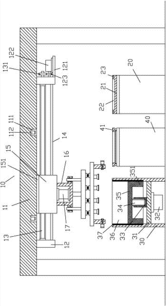 Board grabbing and putting mechanism for PCB board splitting machine