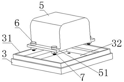 Electromechanical equipment noise reduction base convenient to use indoors