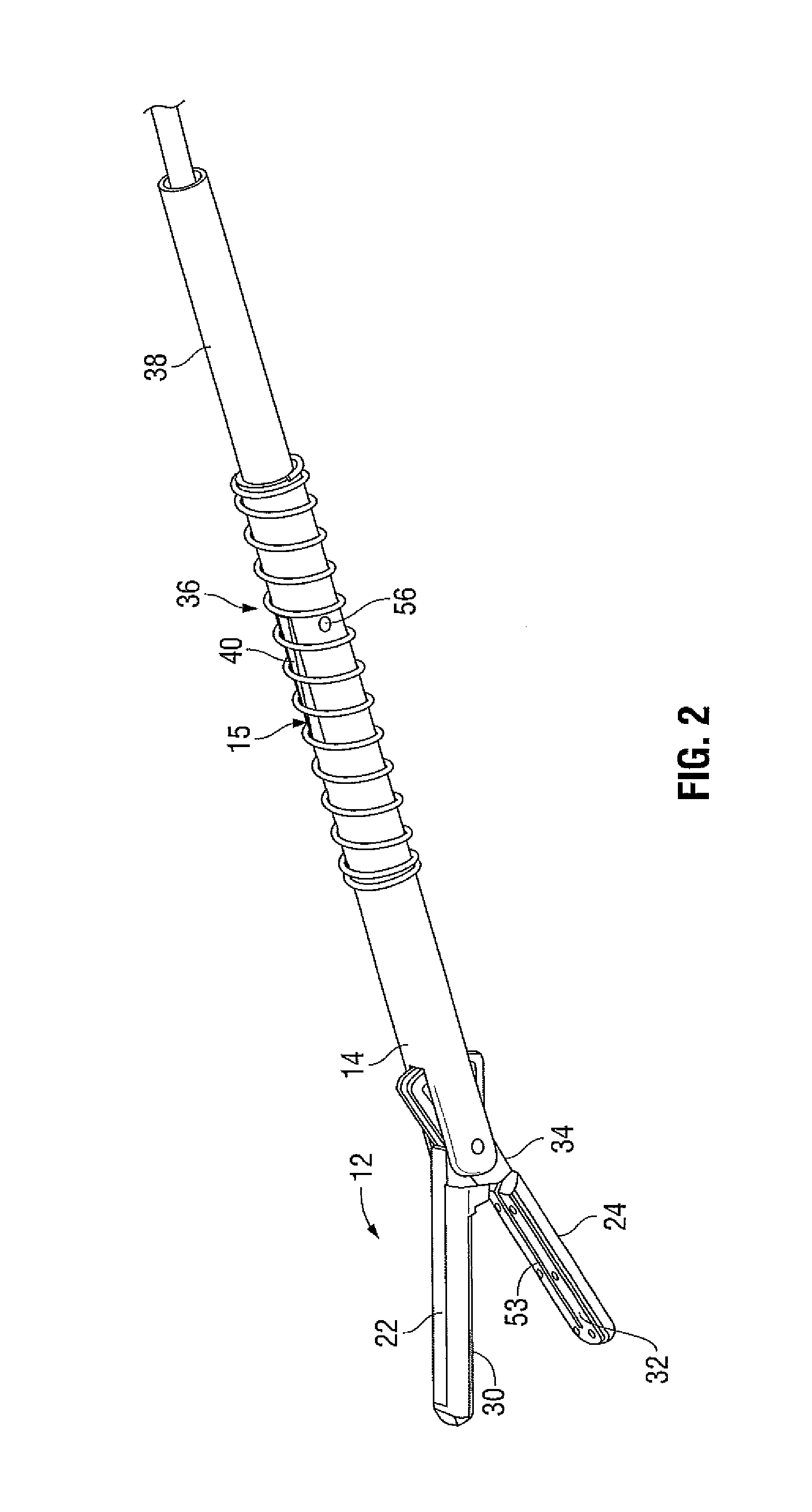 Electrosurgical instrument with a knife blade lockout mechanism