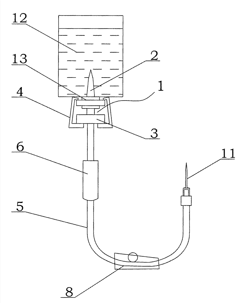 Drop and mistaken-pull prevention infusion apparatus