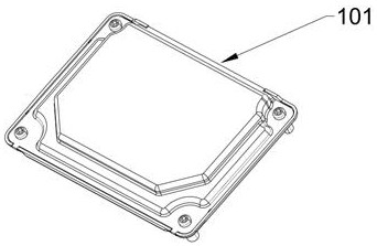 Installation sealing device of automobile controller and installation method of automobile controller
