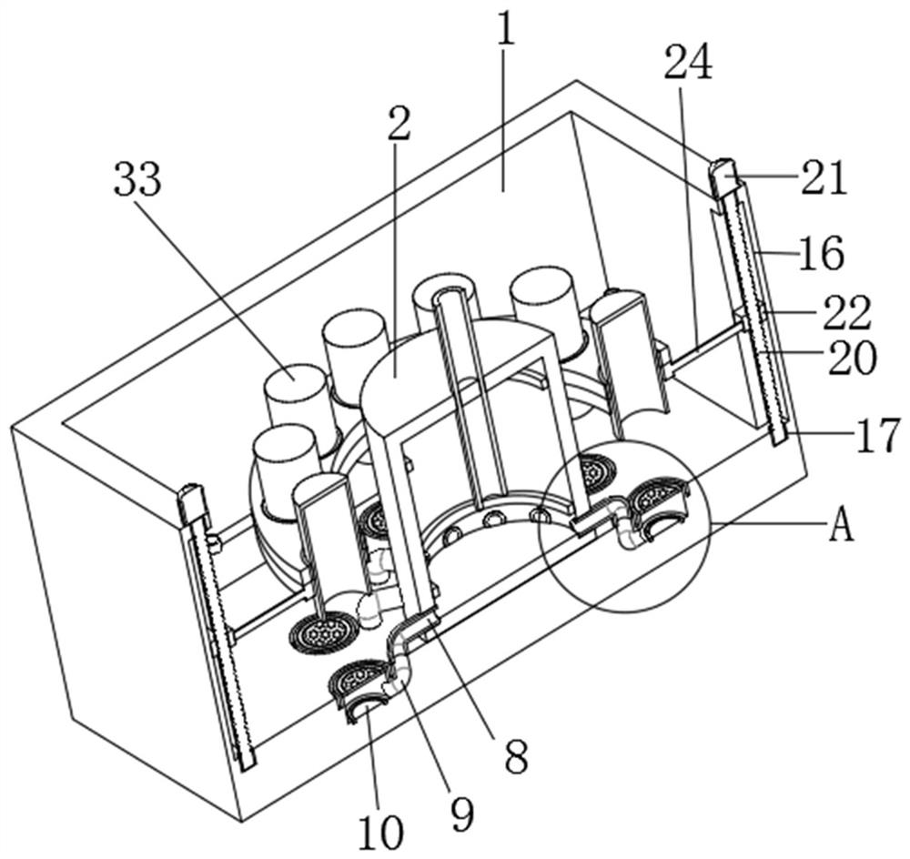 Production device suitable for heparin anticoagulant tubes and process thereof