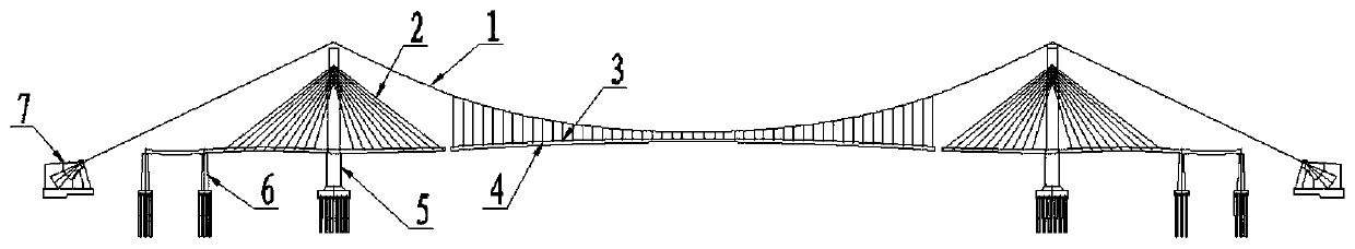 Method for determining position of cooperative system bridge closure segment