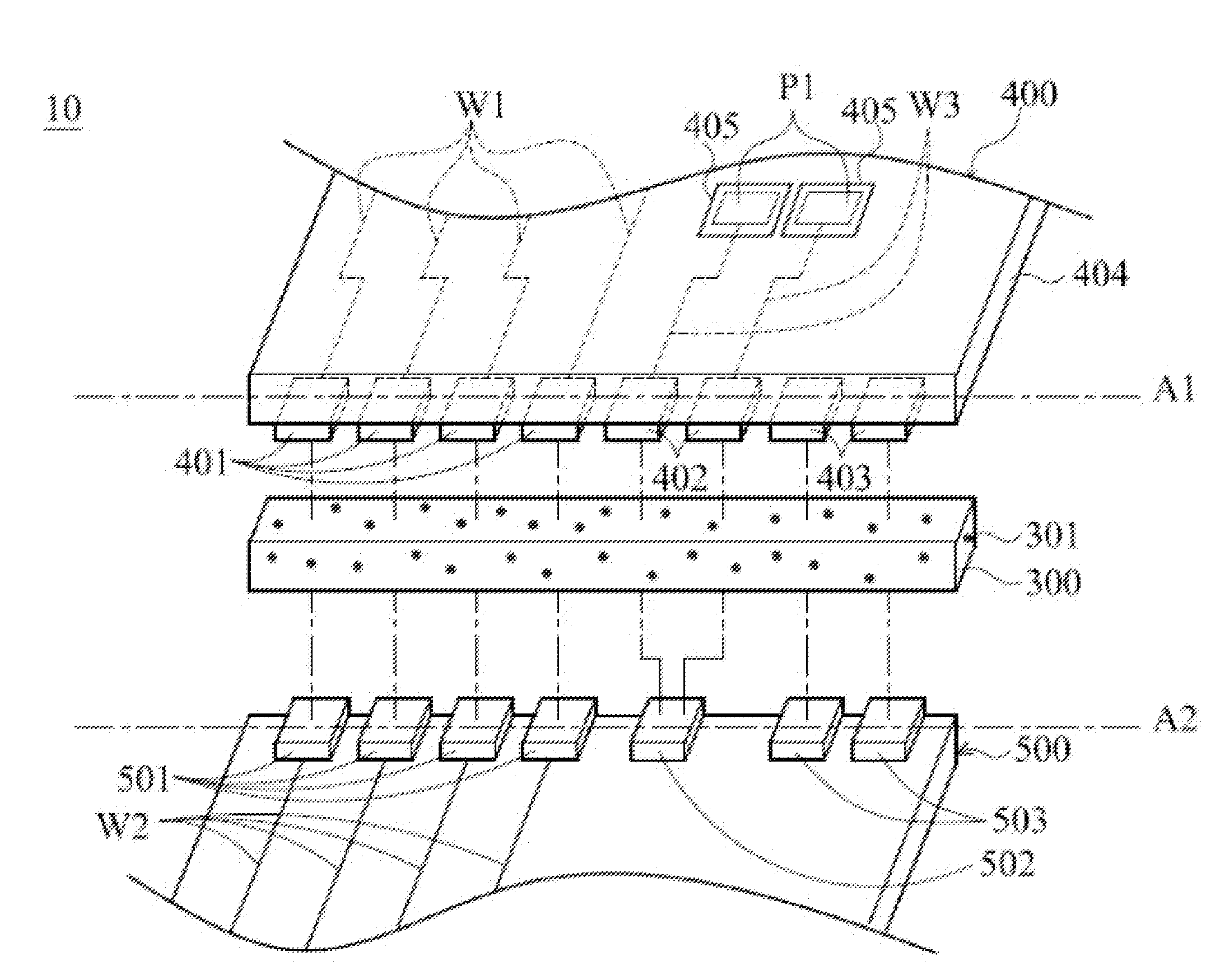 Electrical connection assembly and testing method thereof