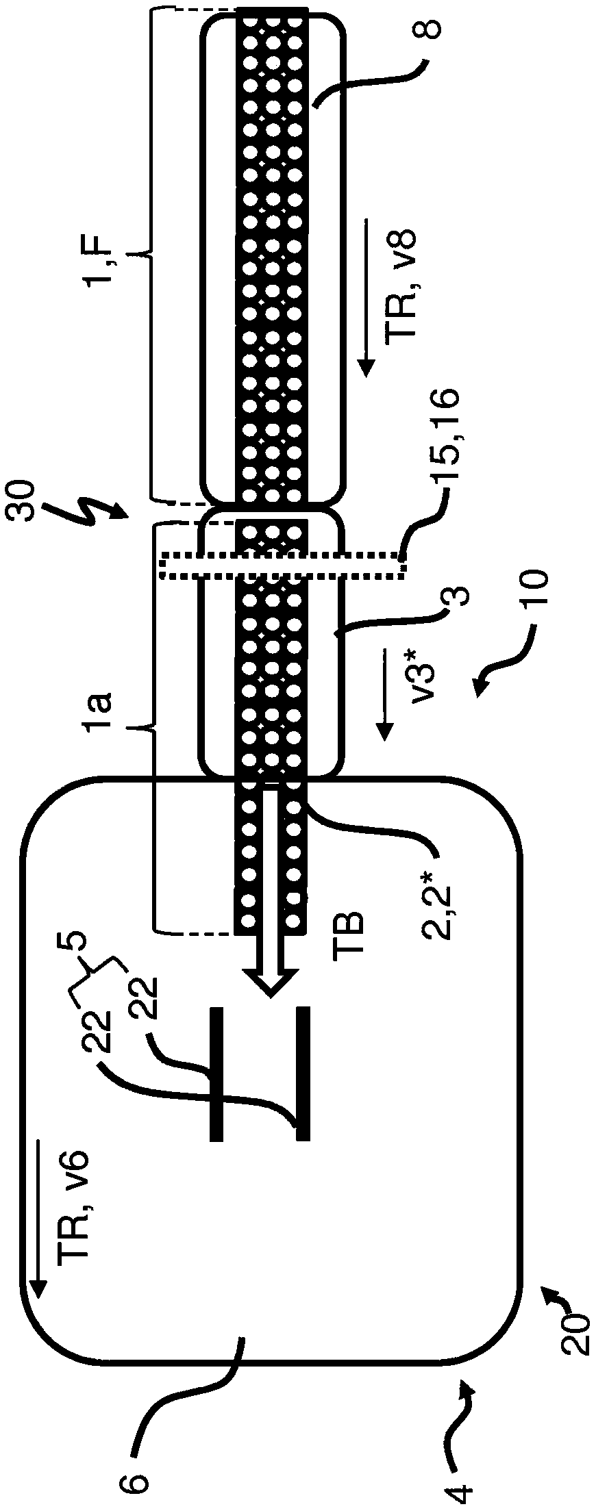 Method and apparatus for handling piece goods moved one after another in at least one row