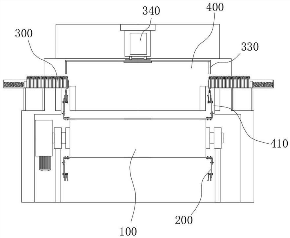 Vertical sintering furnace for single-ended glass-sealed thermistor