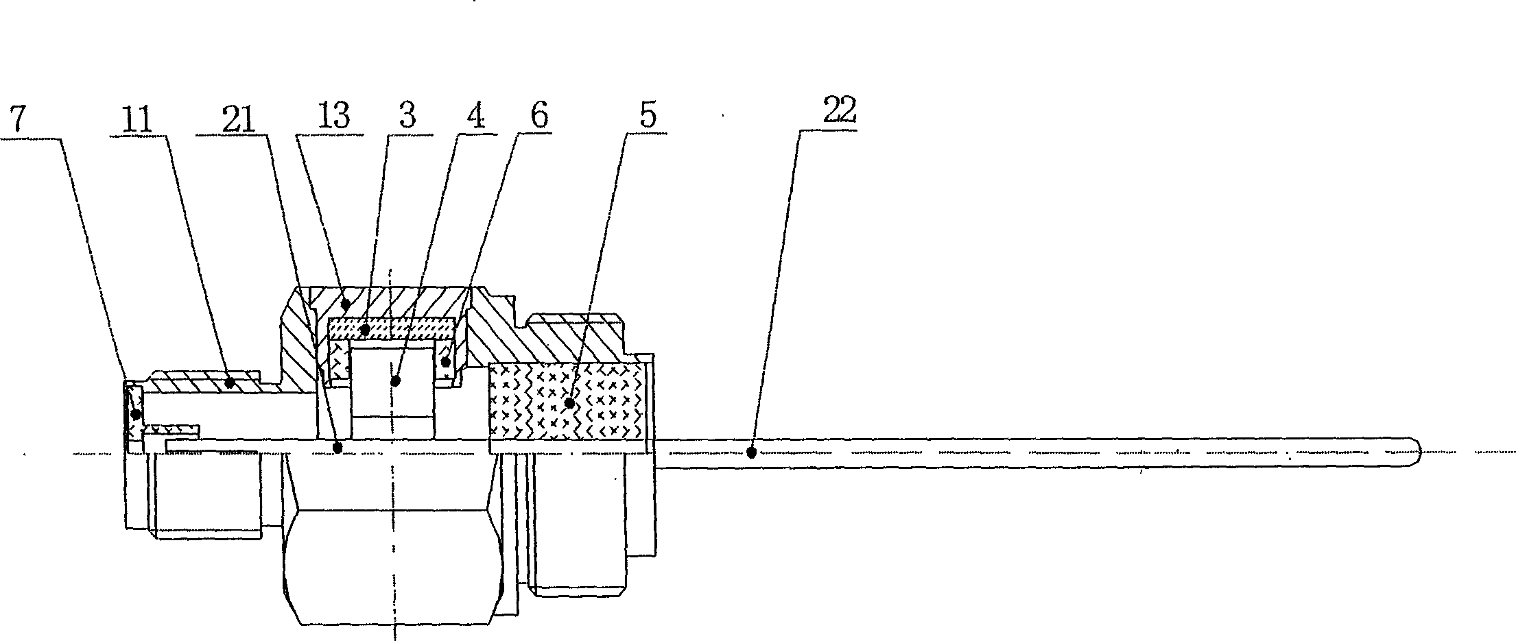 Lightning protection coaxial connector