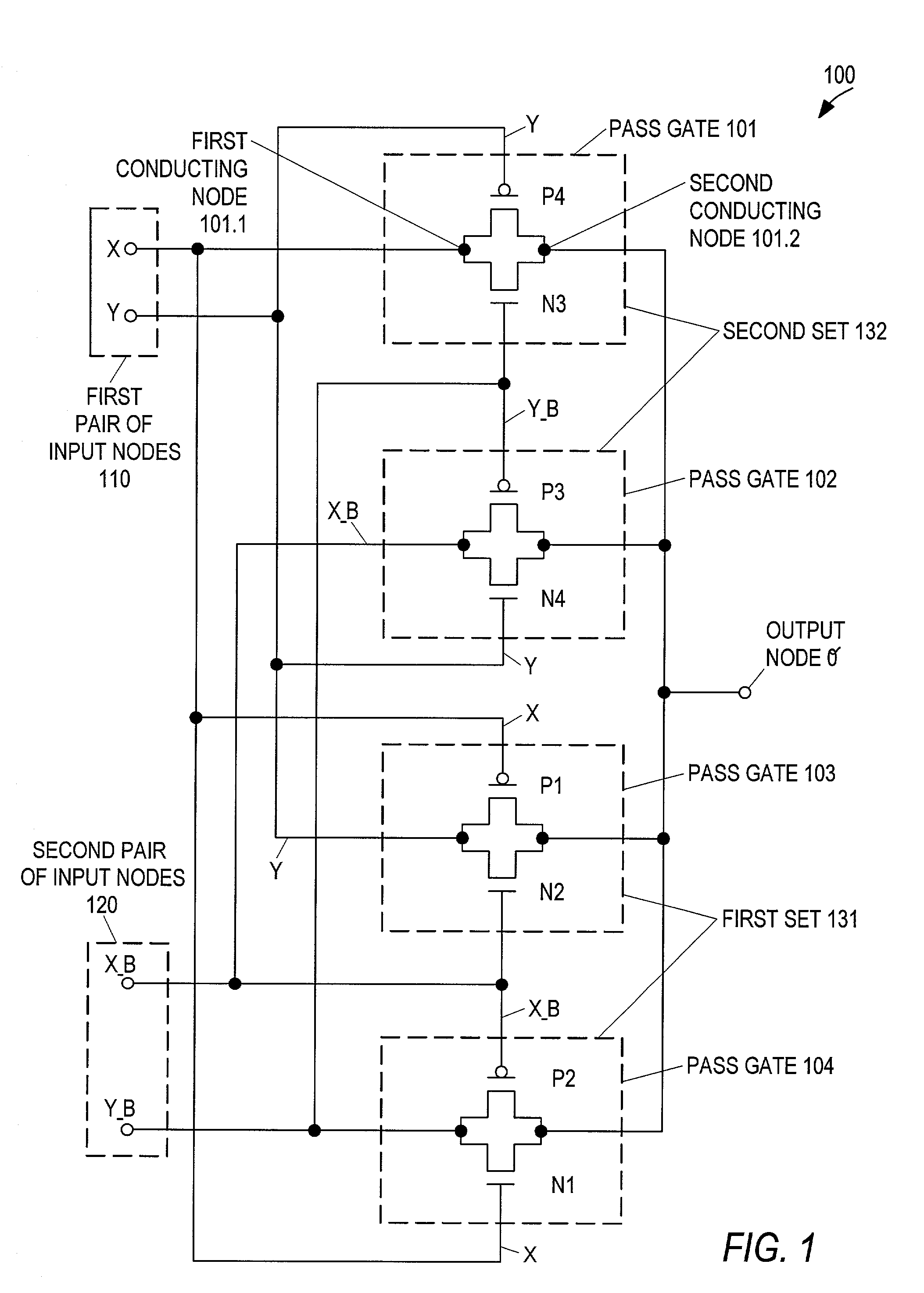 Fast, symmetrical XOR/XNOR gate