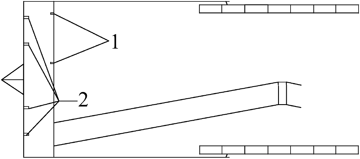 Treatment method for shield agglomerated mud cakes without bin opening