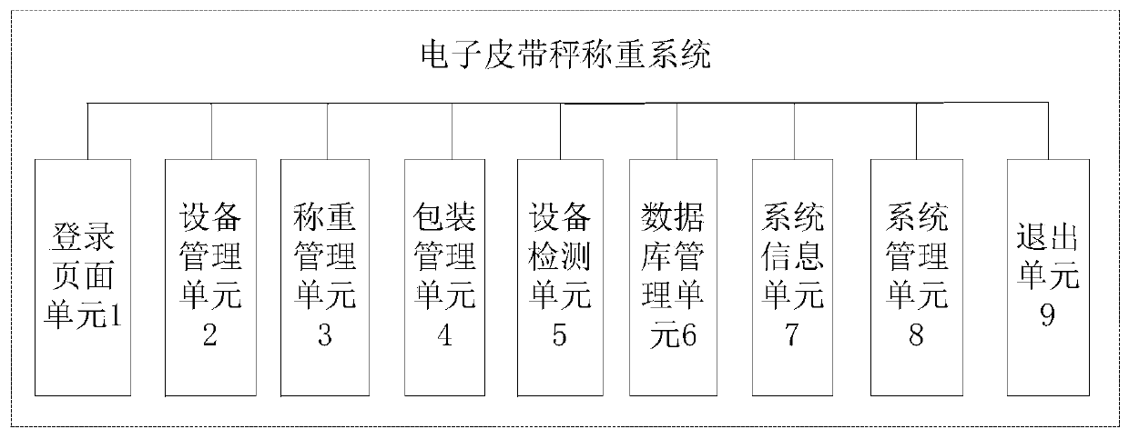 Electronic belt scale weighing system