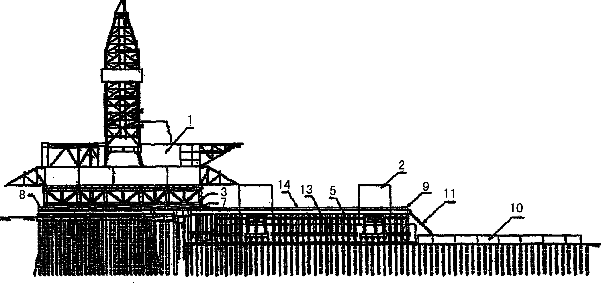 A method of constructing a semi-submersible vessel using dry dock mating