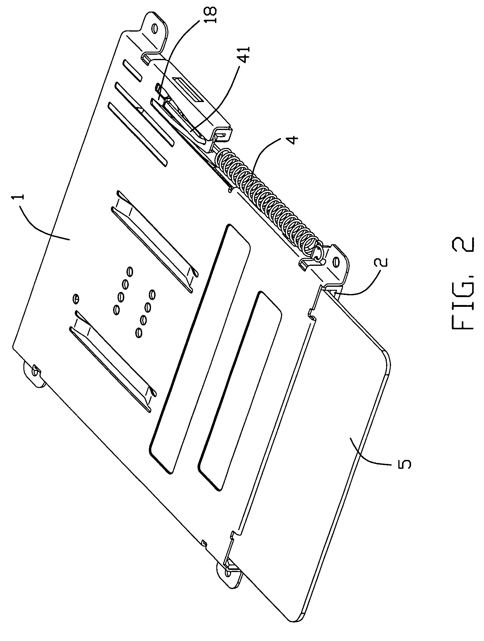 Electrical card connector