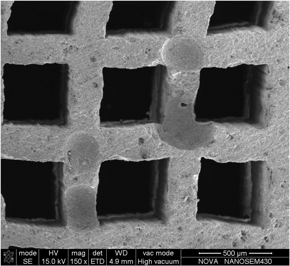 Three-dimensional connected honeycomb porous calcium phosphate ceramic artificial bone material and preparation method thereof