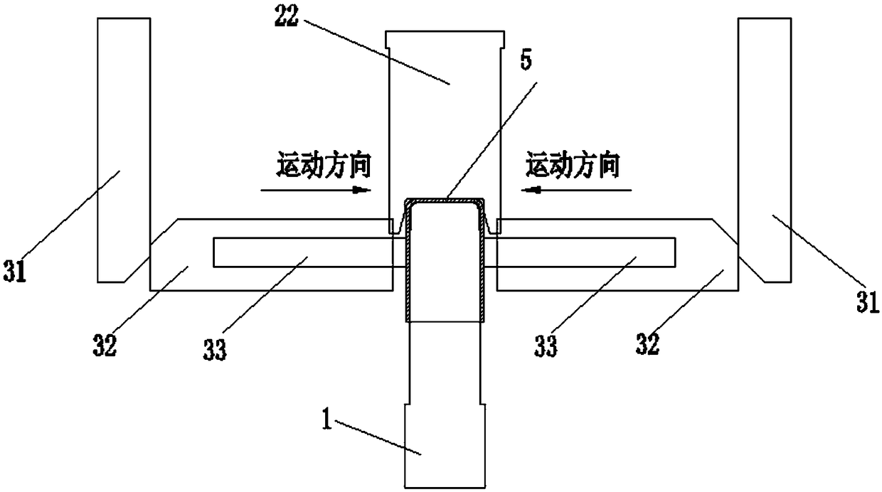 Side punching and balancing mechanism and side punching method for automobile vehicle-mounted power source shell type parts
