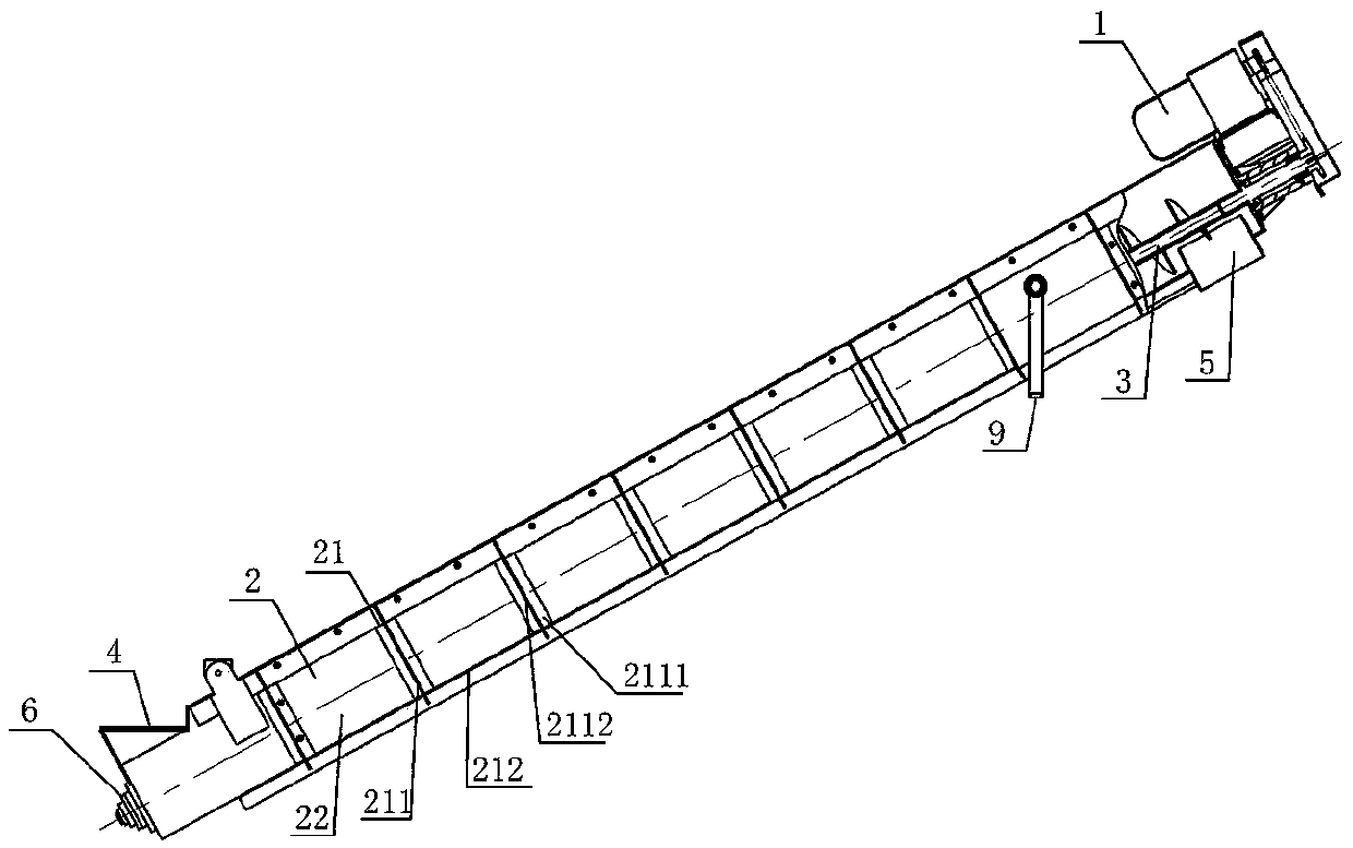 Anti-agglomerating screw conveyer