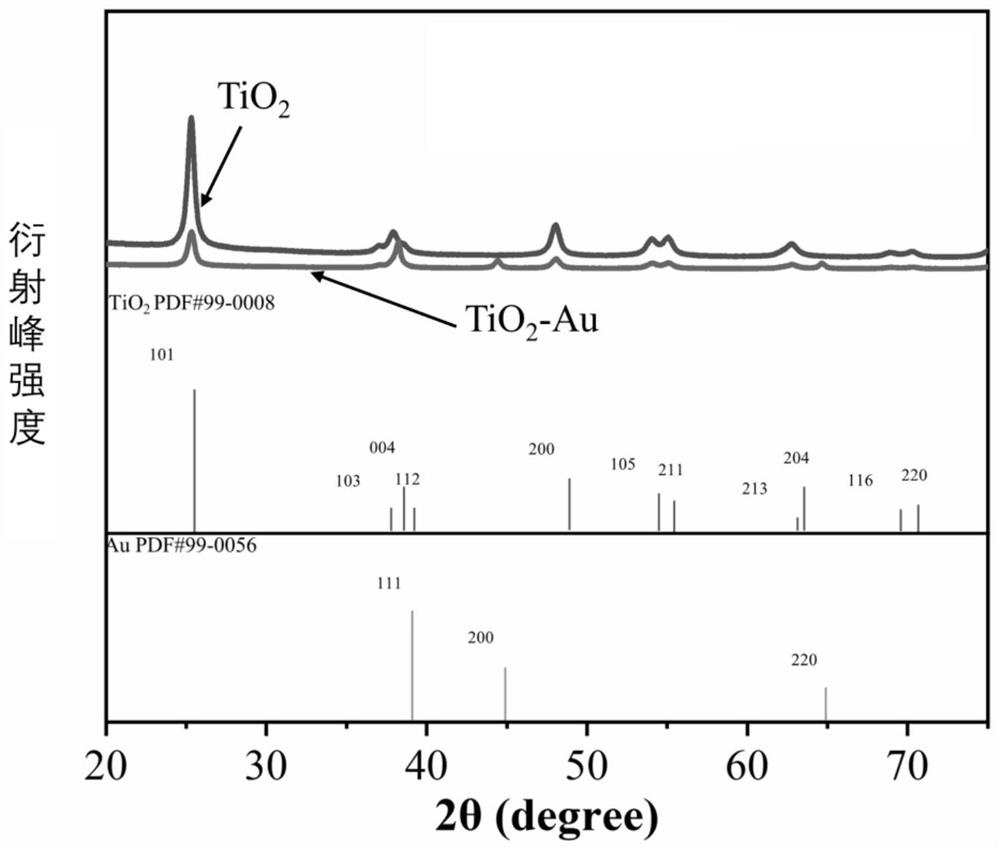 Aqueous humor analysis method based on titanium oxide nano material matrix