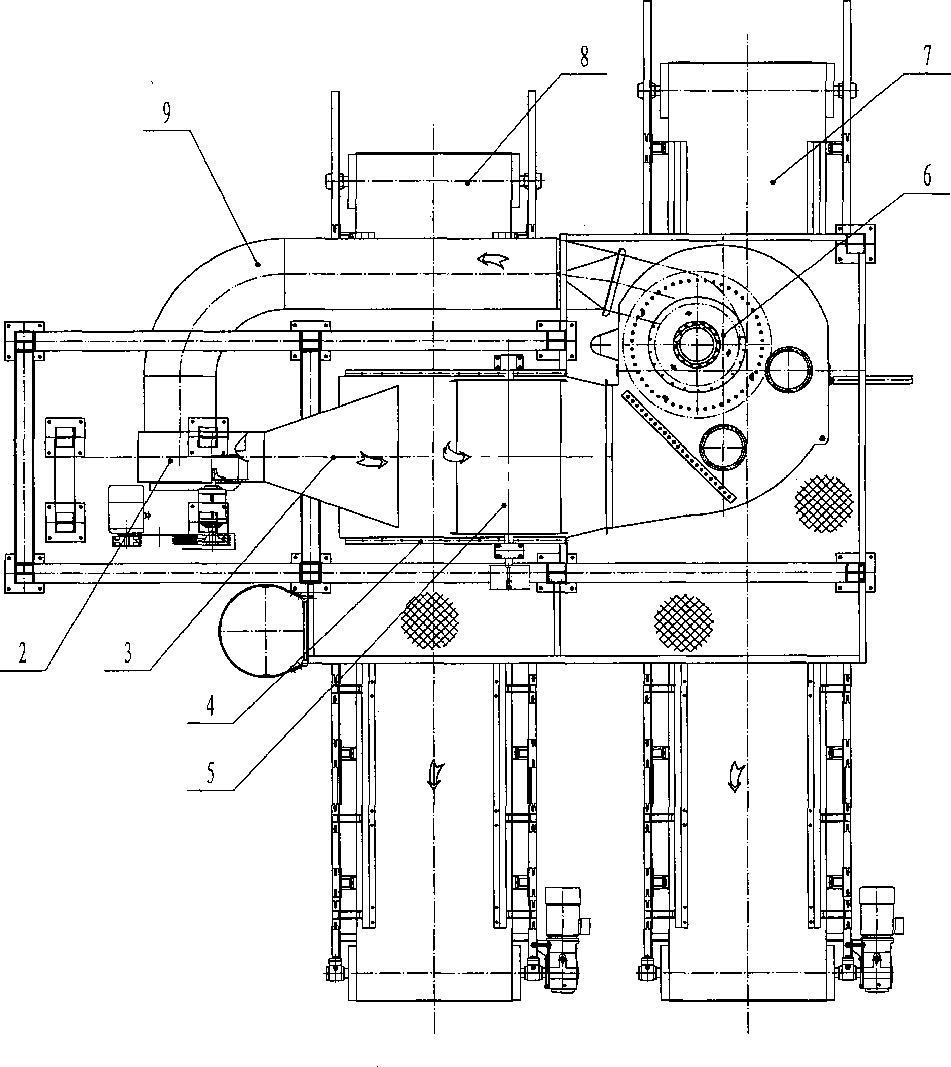 Wind power sorting device