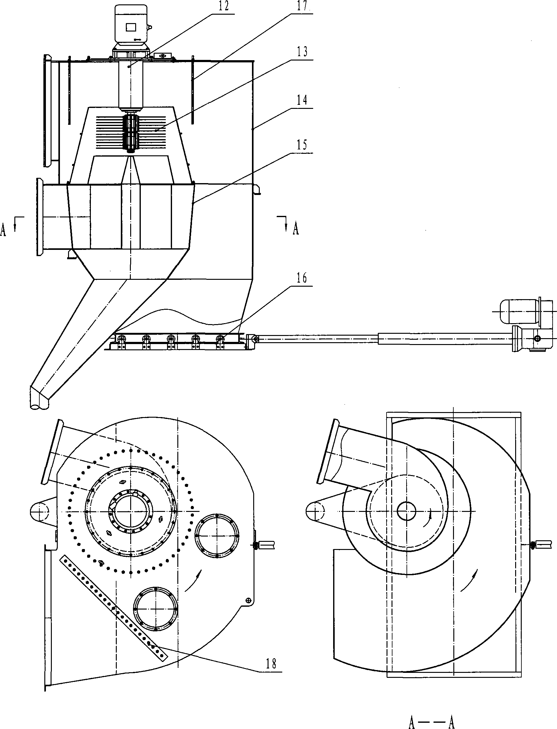 Wind power sorting device