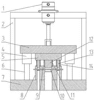 Plate punching device