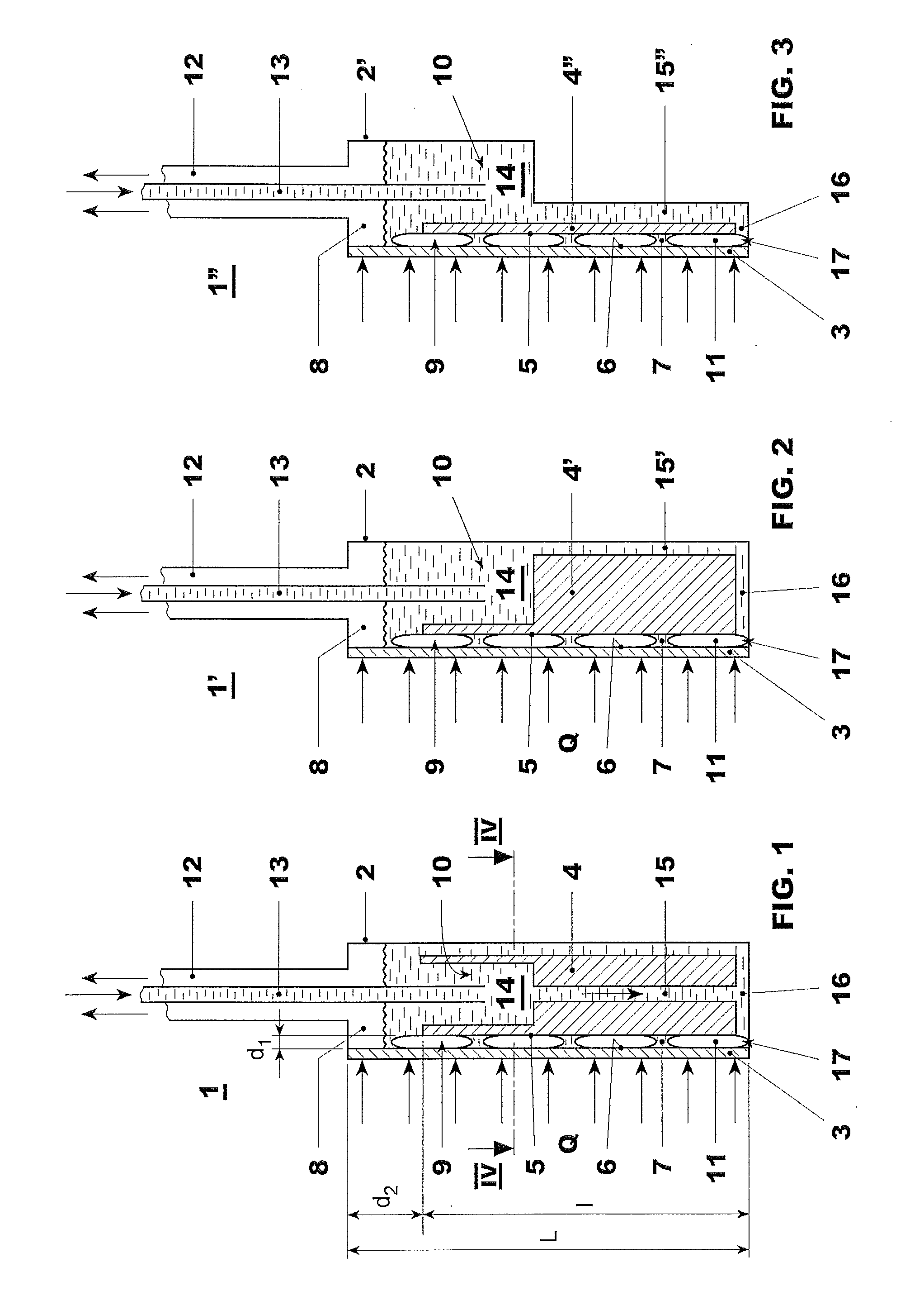 Evaporator for a cooling circuit