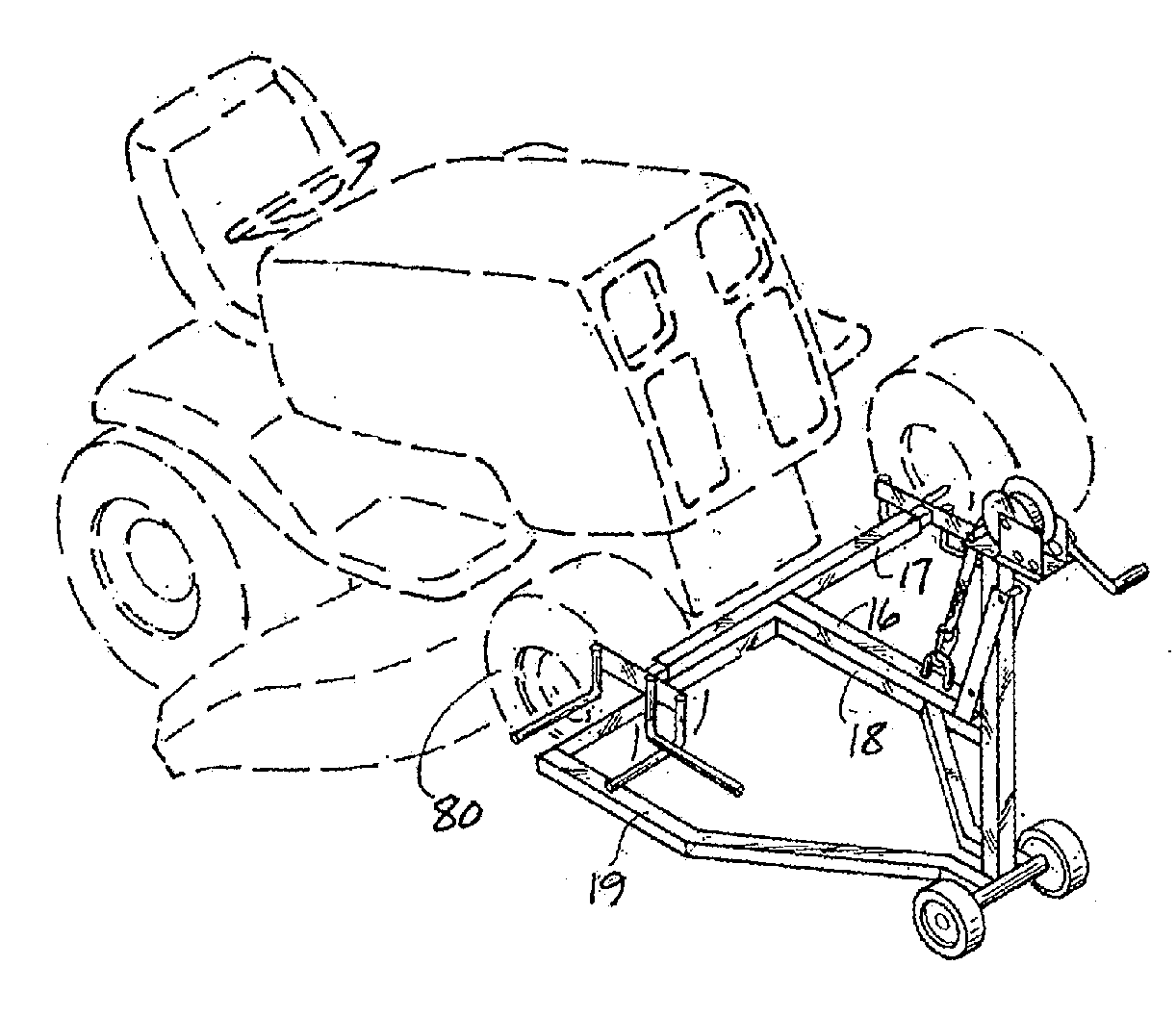 Methods and apparatuses for a small vehicle jack apparatus