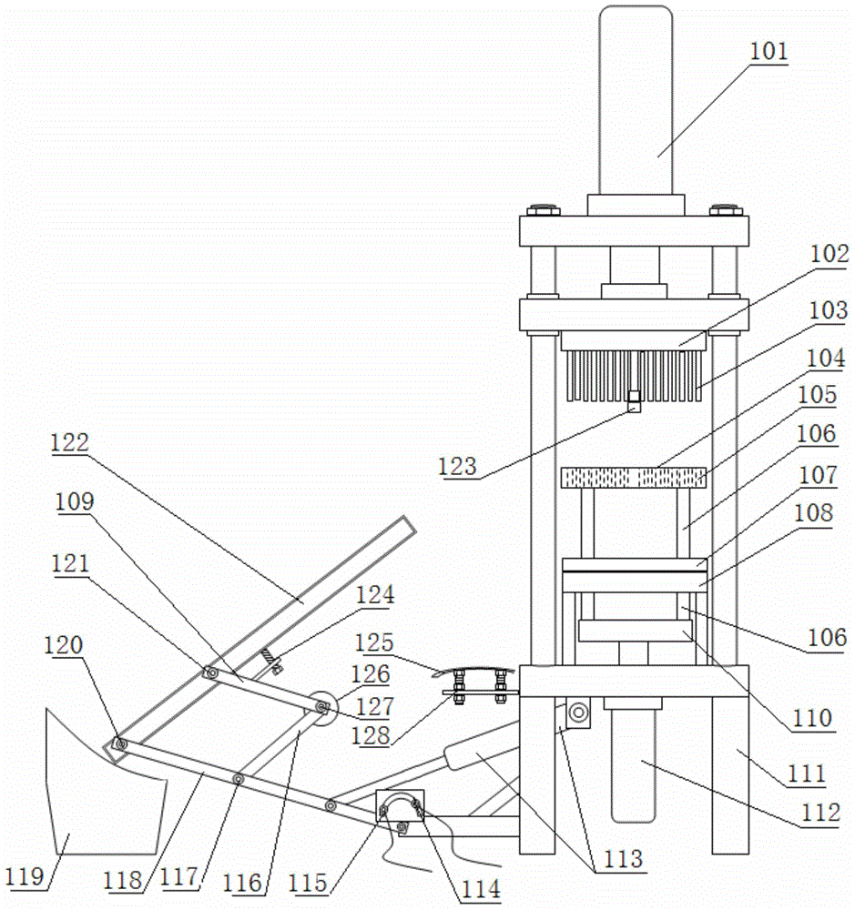 Firework grain automatic pressing and shaping device