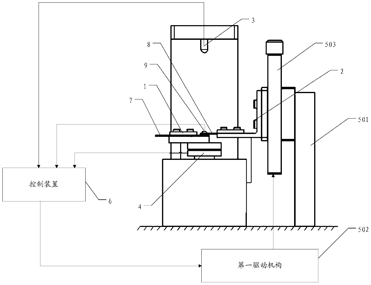Glued sample manufacturing equipment and method