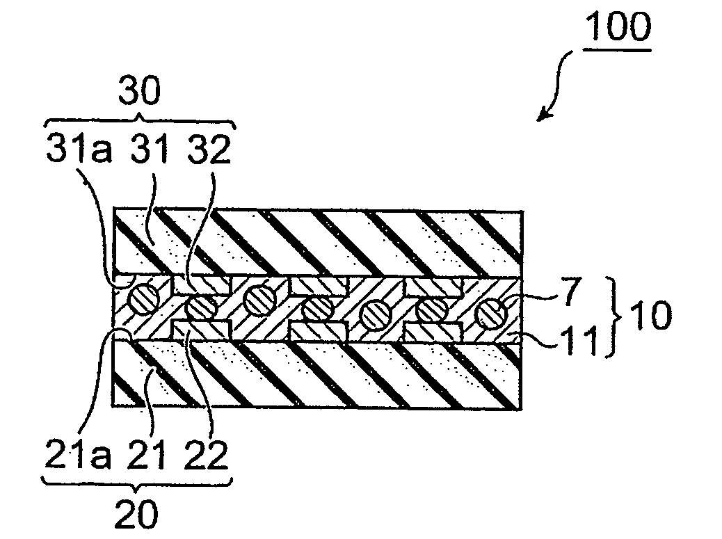 Adhesive film for circuit connection, and circuit connection structure