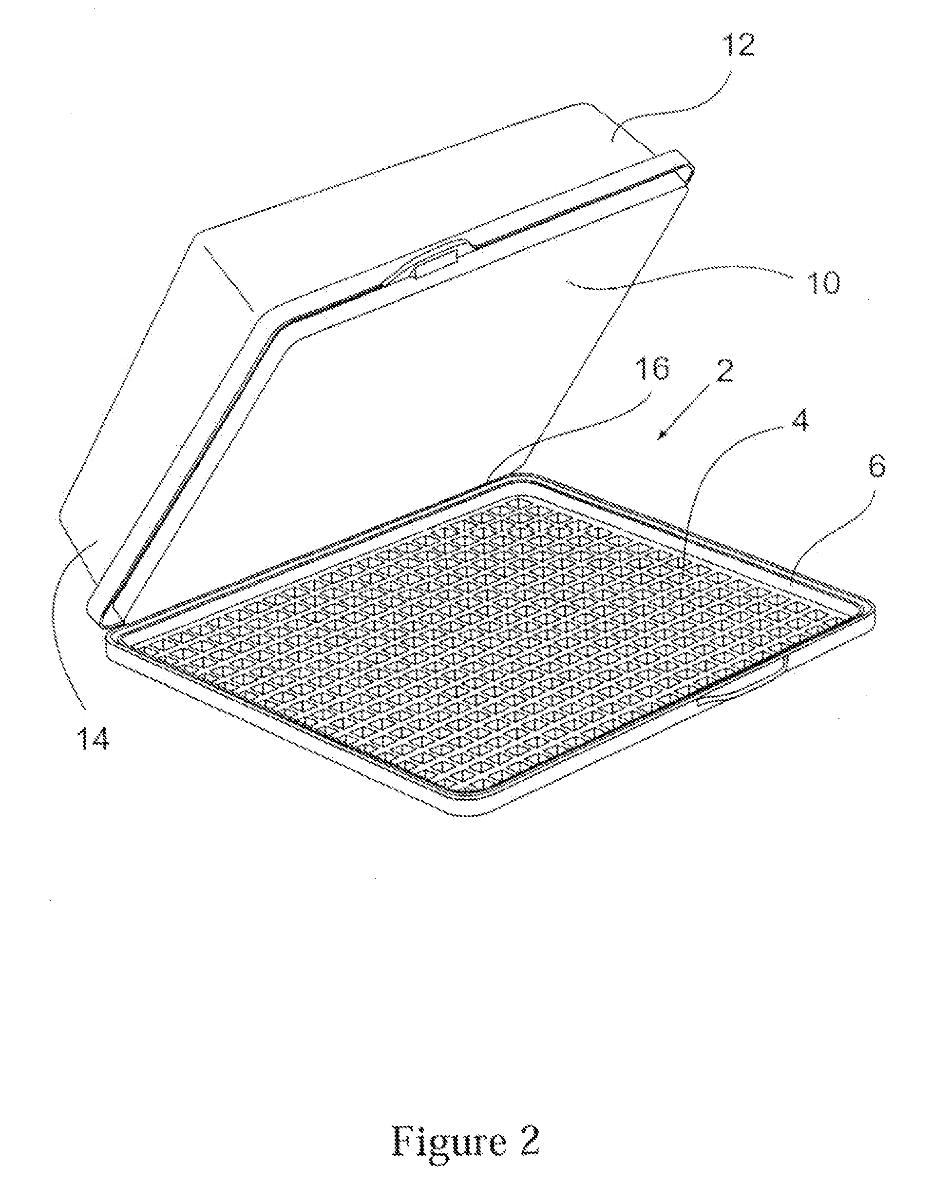 Immunoassay product and process