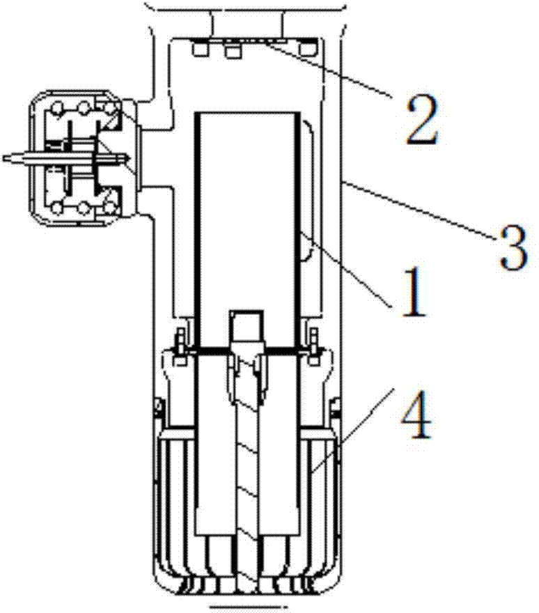 GIS (Gas Insulated Switchgear) novel arc extinguishing structure