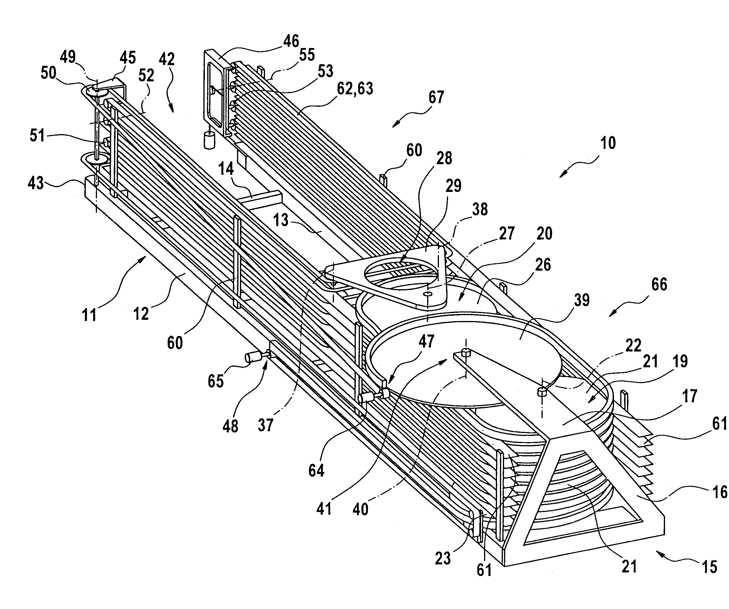 Storage device with variable storage capacity