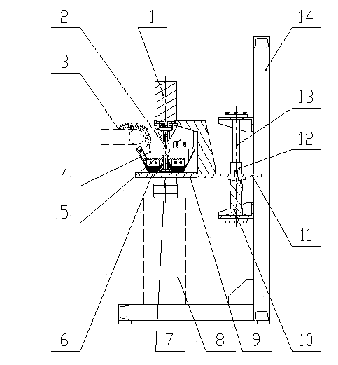 Device capable of automatically separating samples and bottling and having cleaning function