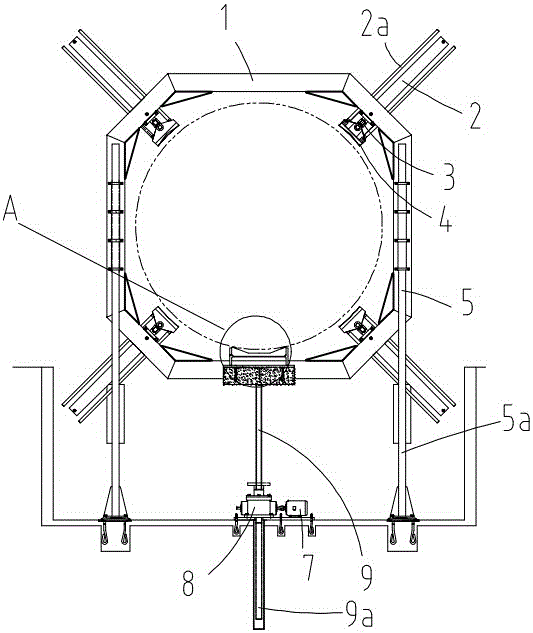 Pressure vessel cylinder body pairing machine and its use method