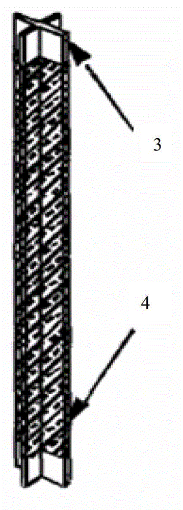 Construction strutting piece capable of being replaced rapidly