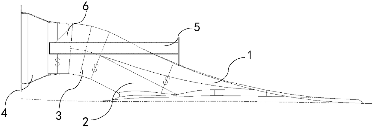 Ship water inlet passage and manufacturing and installation method