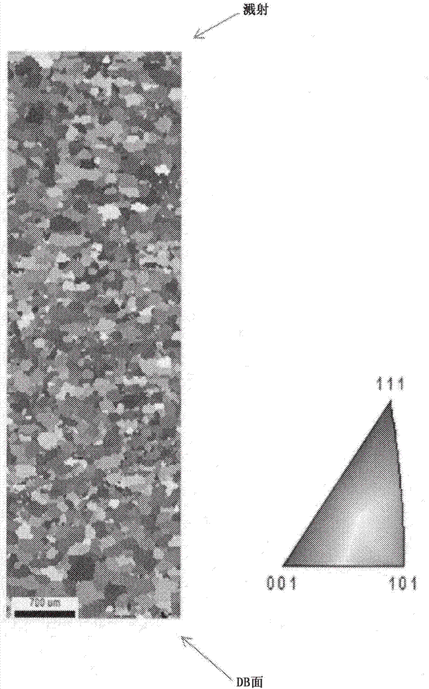 Tantalum sputtering target, and production method therefor