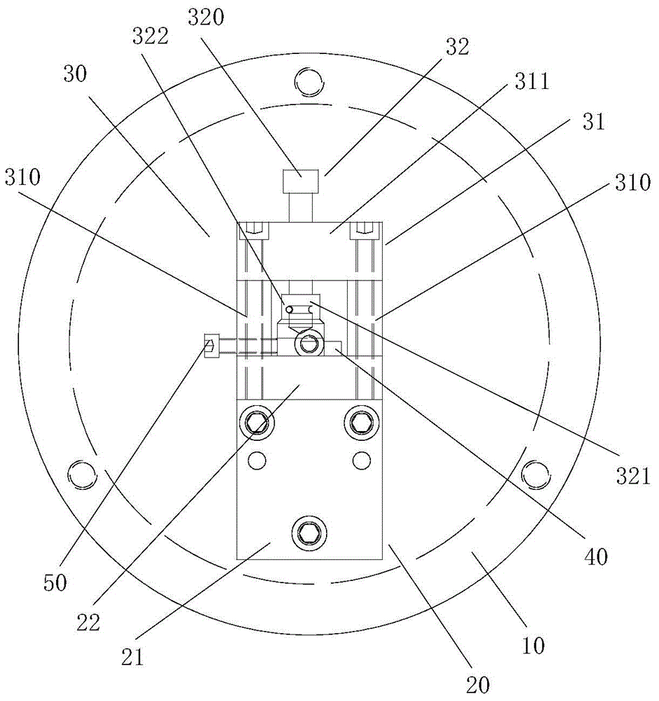 Turning clamp of transmission hook blank