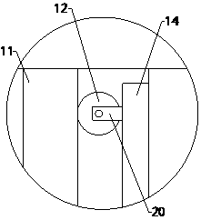 Drilling device of sheet material for producing machine case of computer