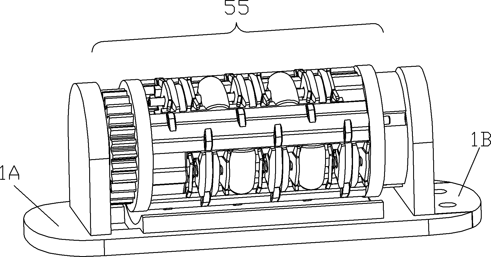 Electric dehairing device