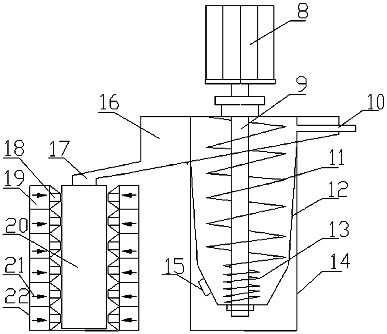 An experimental device suitable for flocculation strengthening of fine-grained hematite