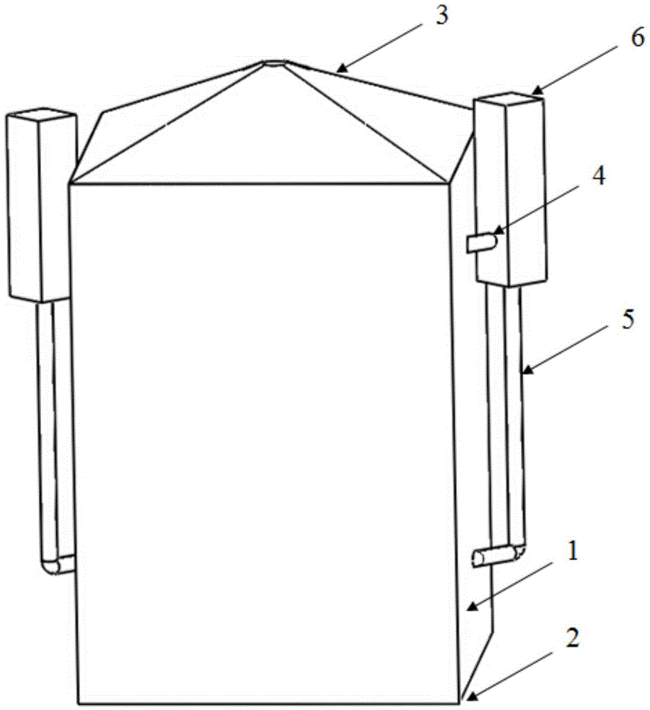 Side-arranged biogas slurry external-circulation rotational-flow stirring biogas pool