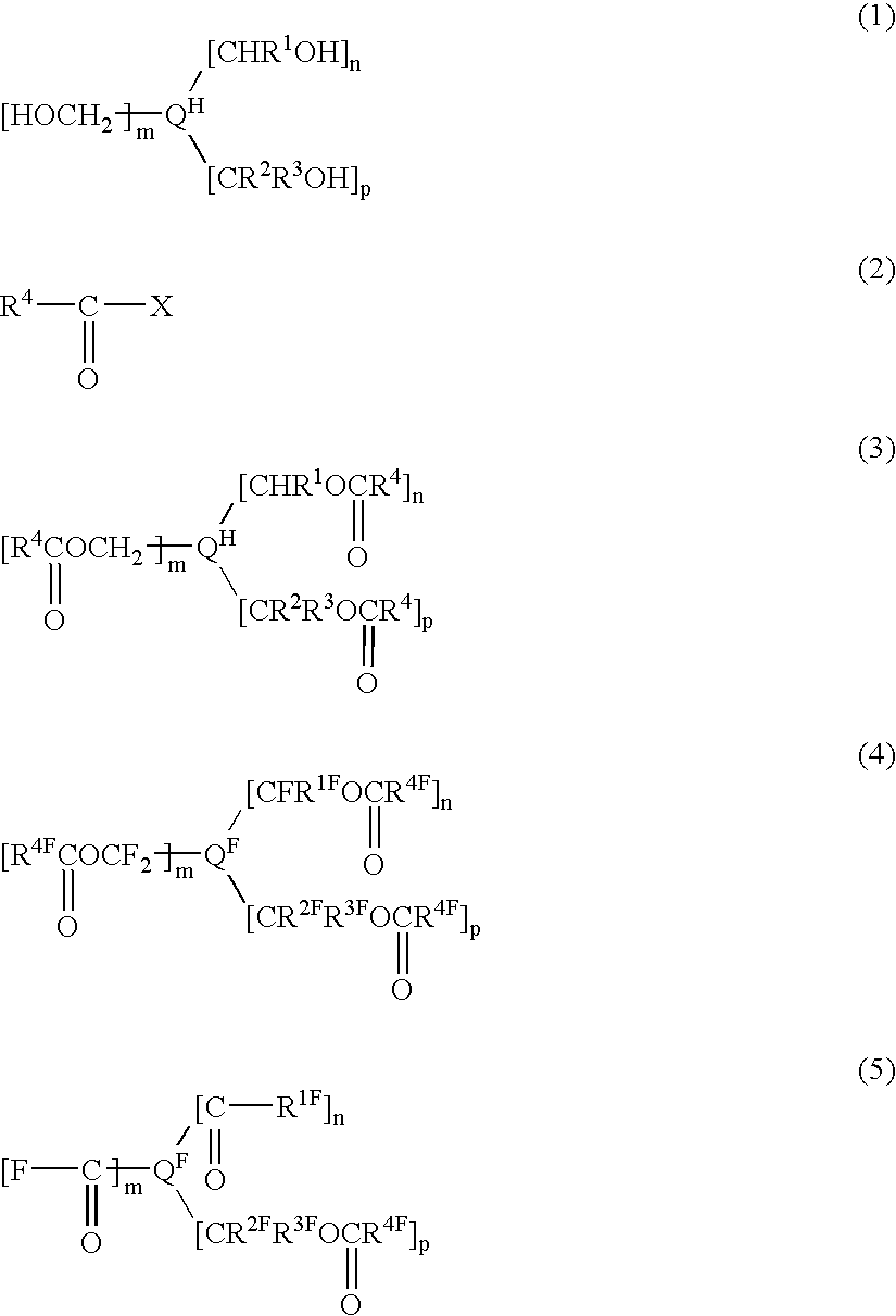 Process for producing fluorinated polyvalent carbonyl compound