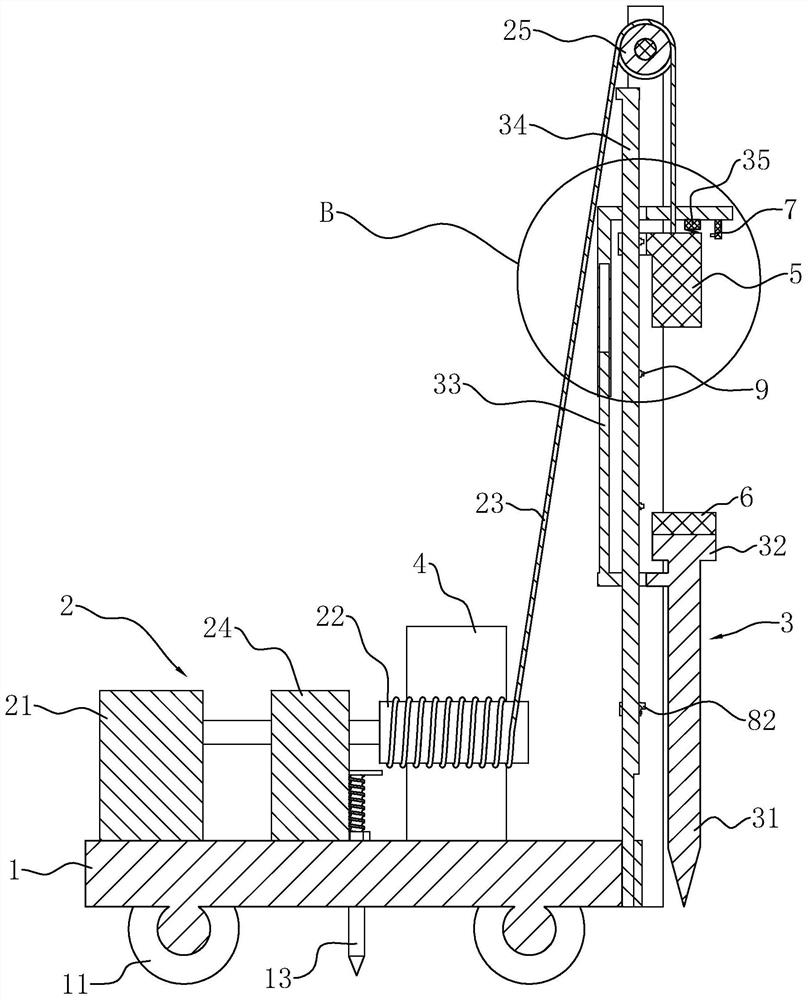 A drilling machine for engineering supervision