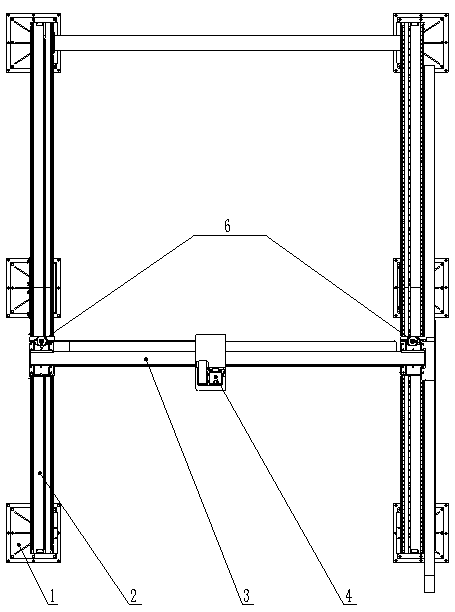Gantry type truss mechanical arm