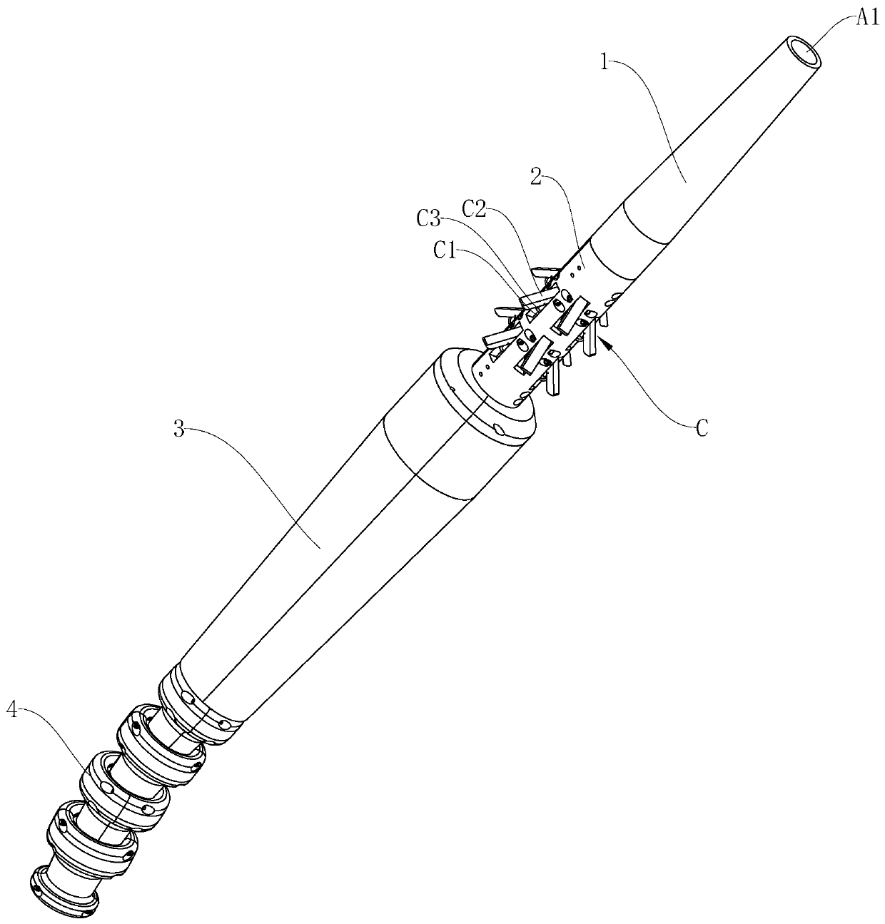 Underwater cable protection device