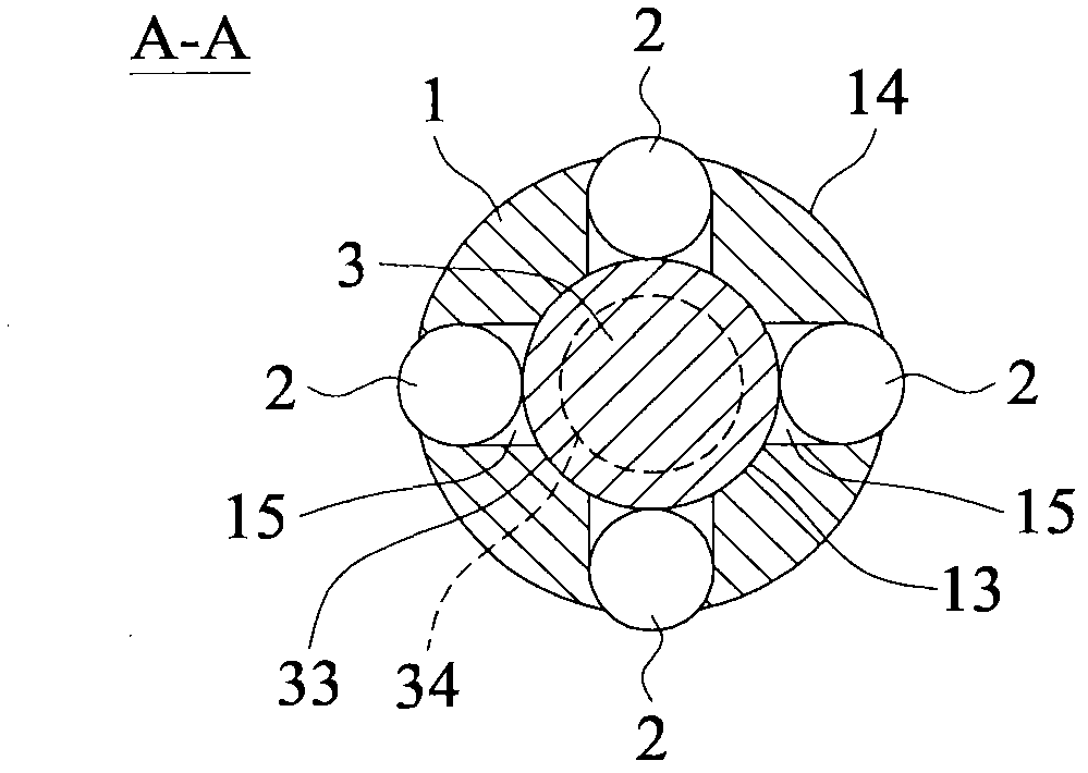 Fast connecting module having active positioning mechanism
