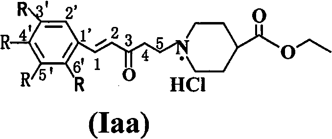 Aromatic amine ketone compounds, its synthesis method, pharmaceutical composition containing same and uses