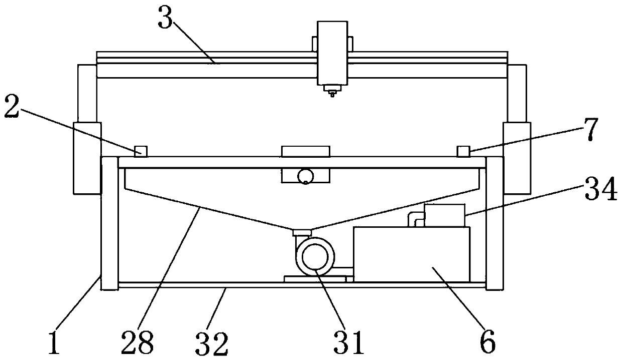 Carving device for wooden door production