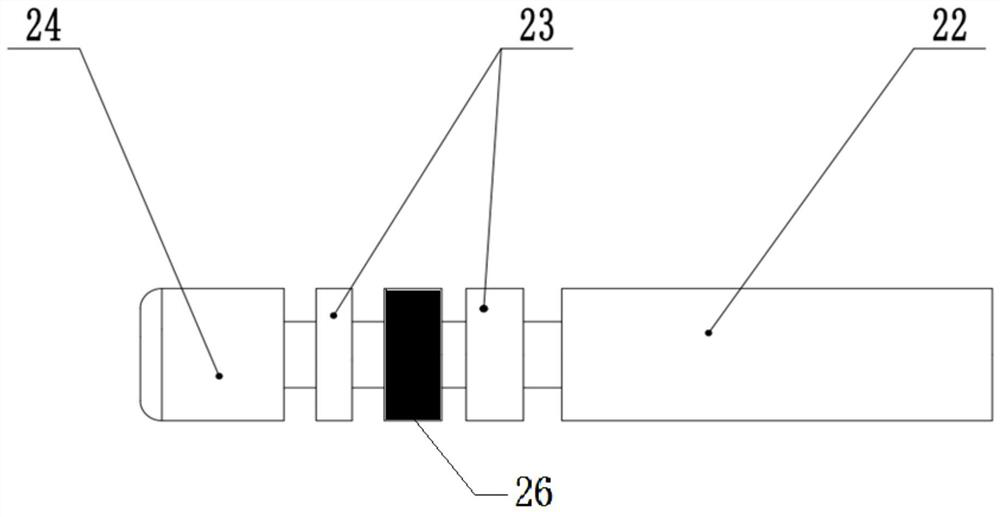 A simulation device and method for on-line detection of multi-phase mixed pipeline oil-water interface corrosion