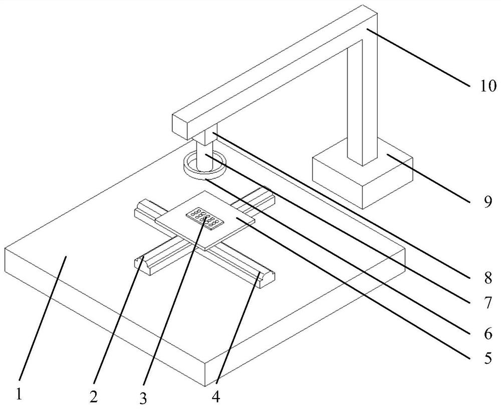 Camera horizontal plane inclination angle measuring method and device